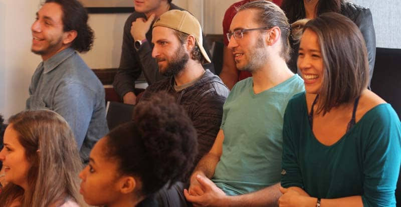 students in the summer acting program at maggie flanigan studio