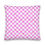 Thumbnail: Pink Watercolor Checkerboard Premium Pillow