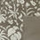 Thumbnail: Mille Fleur – Hand-Printed Fabric Panel (Cream on Tan)