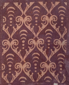 Arcana scroll pattern in sepia