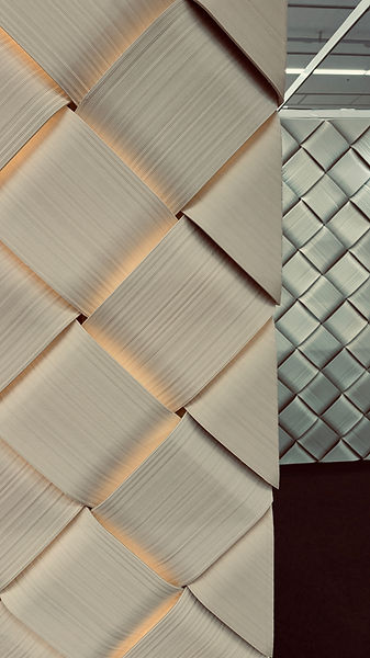 大型３Dプリントで作った再生利用可能なシステムウォール