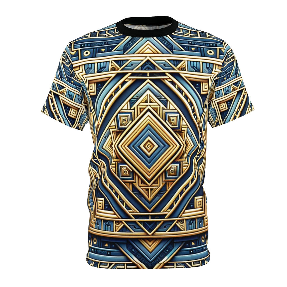 Thumbnail: AOP Blue Deco Tee 