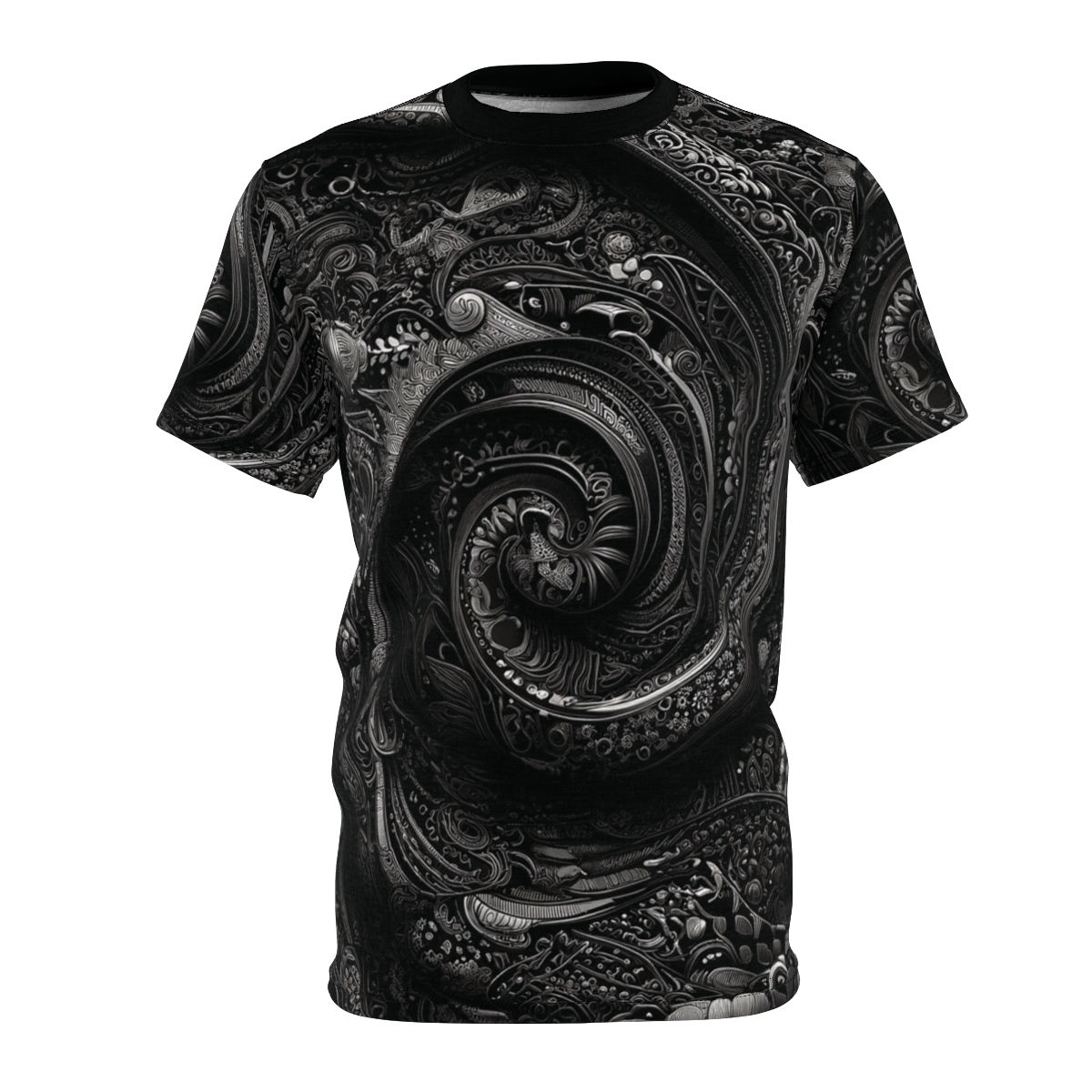 AOP Black Twist Tee