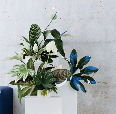 painted florals eventdesign floral installation