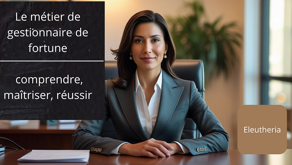 Le métier de gestionnaire de fortune : comprendre, maîtriser, réussir