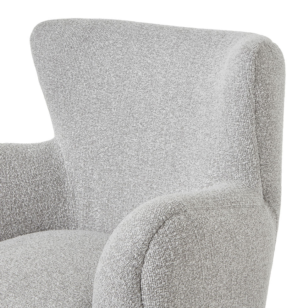 Thumbnail: Greige Upholstered Armchair