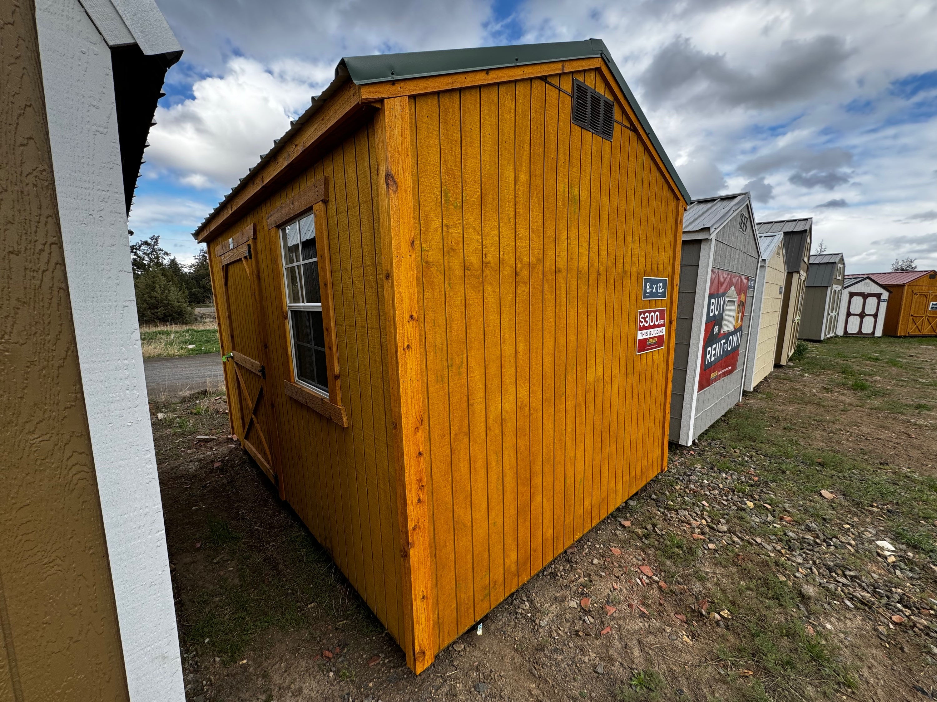 8x12 Utility Style Side Door 