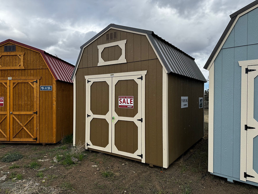 Thumbnail: 10x12 Lofted Barn Front Door Shed