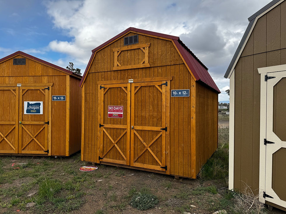 Thumbnail: 10x12 Lofted Barn Front Door Shed