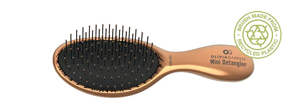 Cepillo de pelo rosa dorado: ideal para desenredar