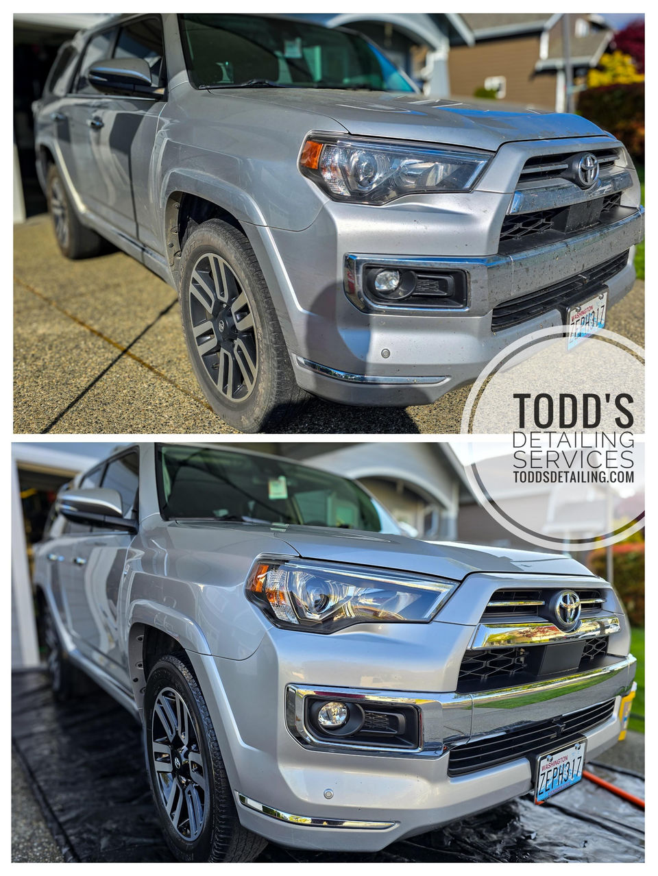 Exterior hand wash. Todd's Detailing - Monroe, WA - 425-8352426