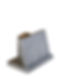 Light grey cremation memorial