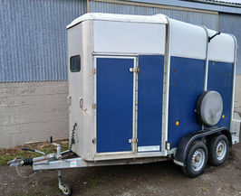 Horsebox trailer serviced and maintained for dependable transport and safety.