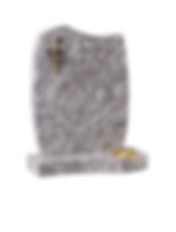 Light grey headstone