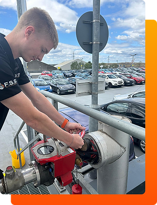 Fire hydrant flow test