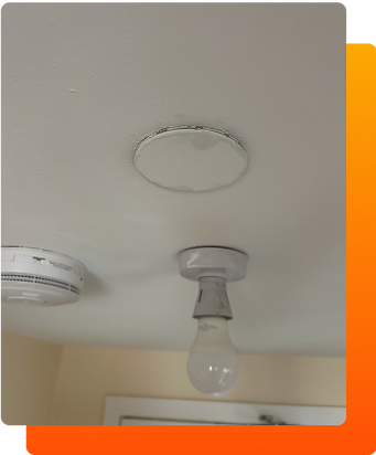 Before image of sprinkler rise