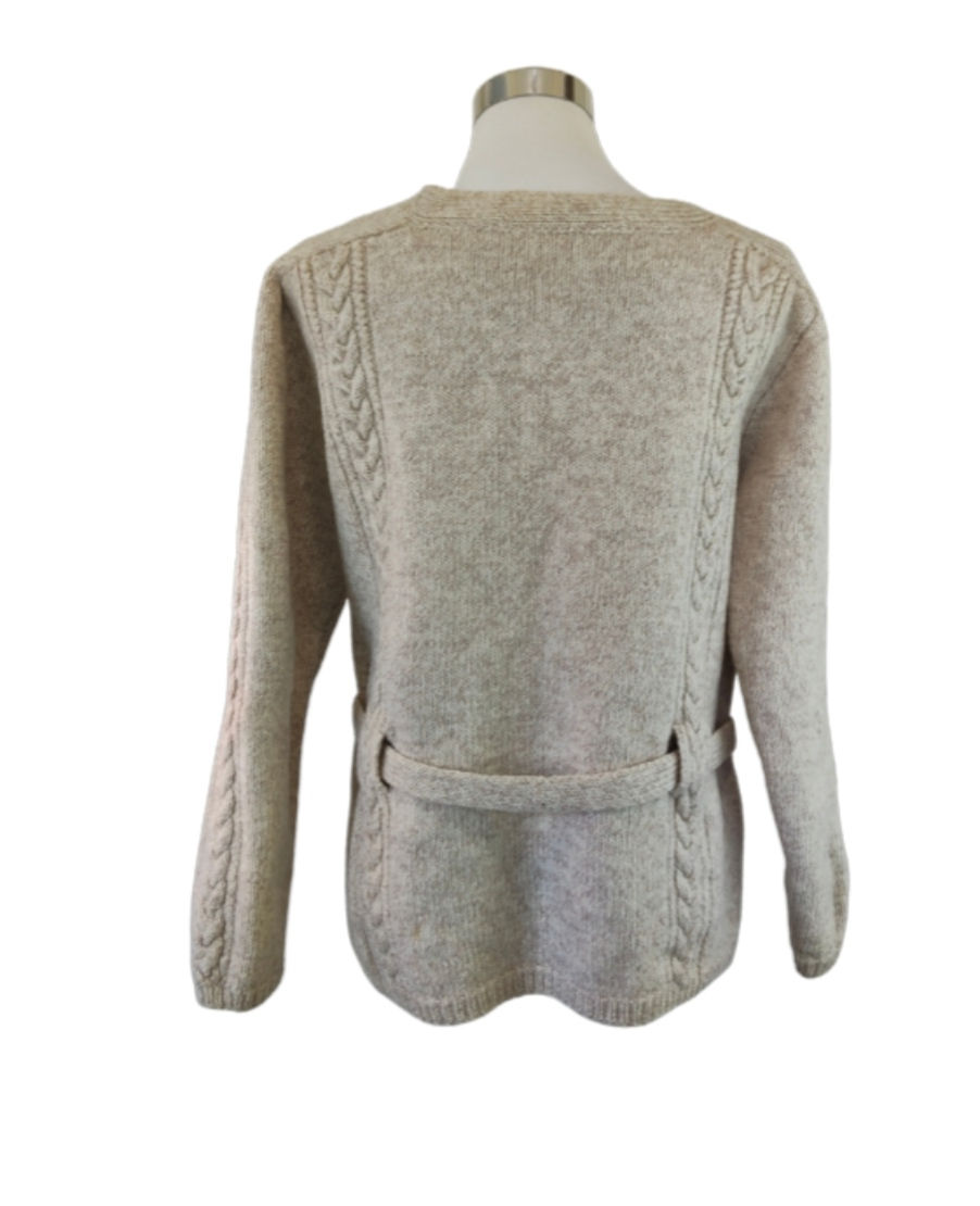 Thumbnail: Oat Woollen Cardigan 