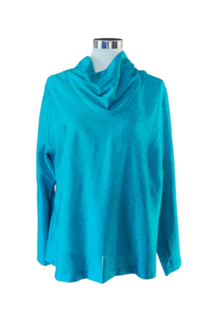 Teal Sparkle Top