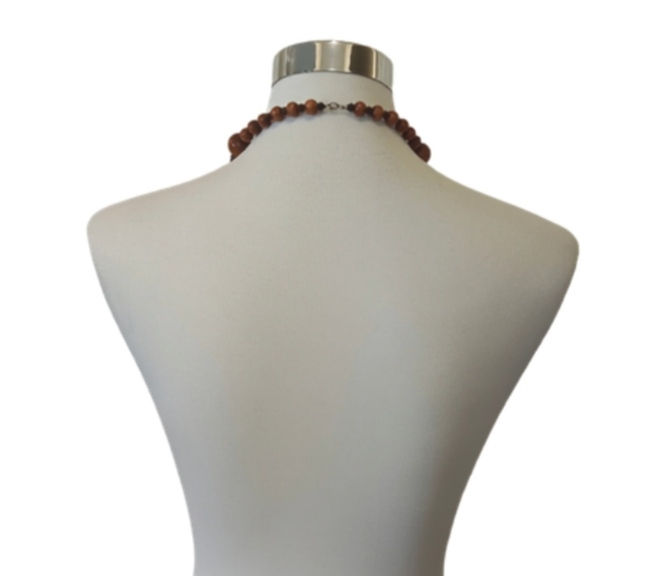 Thumbnail: Wooden Beaded Necklace 