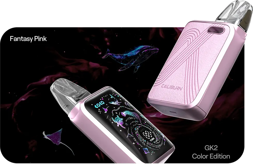 جهاز فيب Uwell Caliburn G5 KOKO بتصميم مربع أنيق وعصري.
