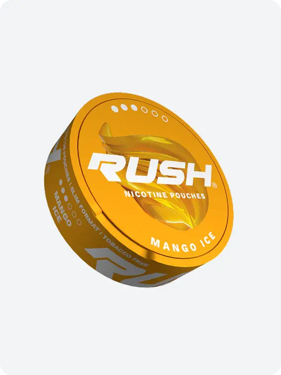 Thumbnail: علبة أكياس نيكوتين Rush بنكهة منعشة وتصميم مدمج وعملي.