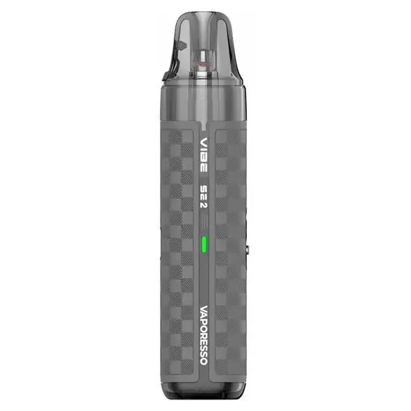 صندوق طقم فيب Vaporesso Vibe SE 2 المتكامل 3 في 1 مع جهاز فيب وليكويد وميدالية.