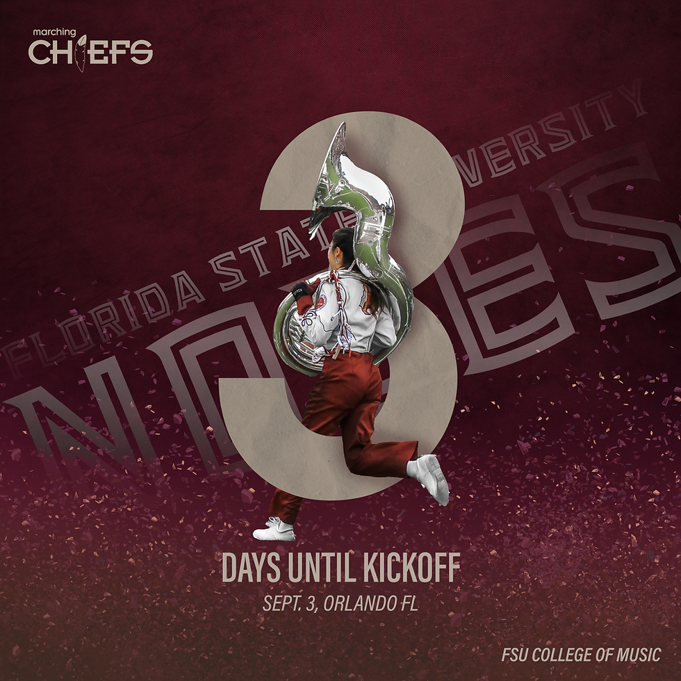 3 days till Kickoff