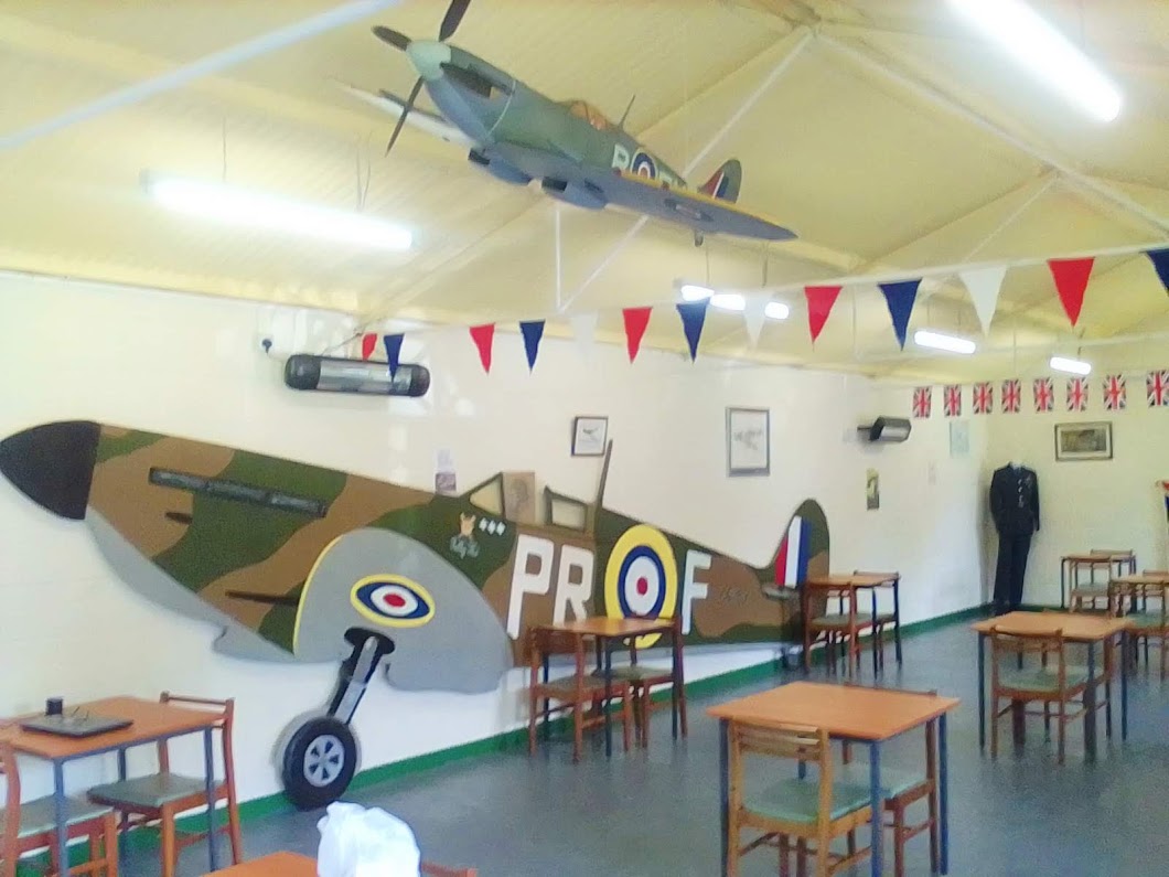 A genuine wartime display at Thorpe Camp Visitor Centre