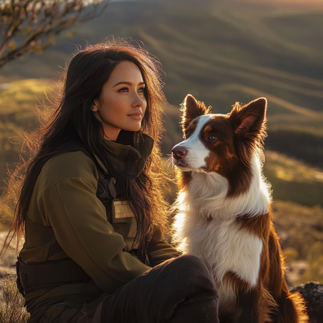 Mia & Koda - the heart and soul of the Wildling K9 Mystery Series