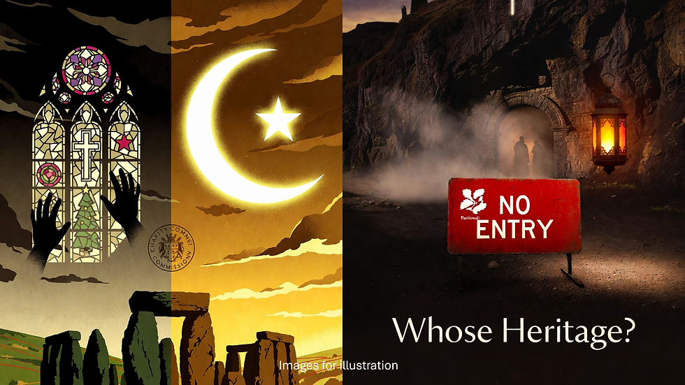 WHEN HERITAGE CHARITIES FORGET WHOSE HERITAGE IT IS
