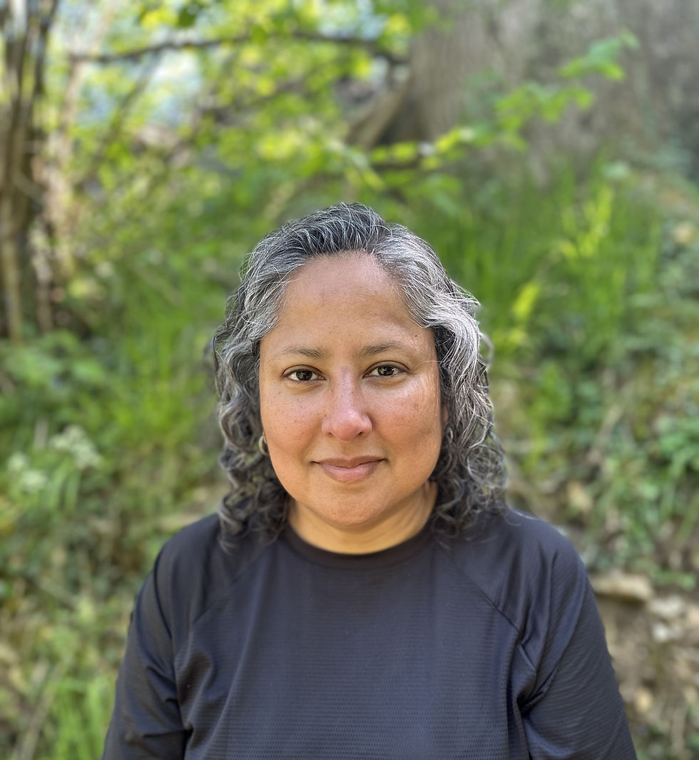 Sara Gomez, child and adolescent counsellor, in a natural setting