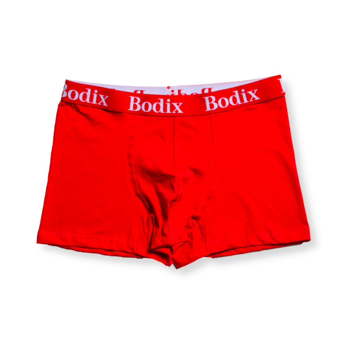 BASE1コットンボクサーパンツ　レッド