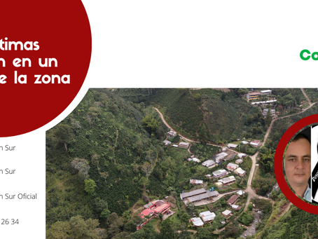 Doble homicidio en vereda San Perucho, Andes