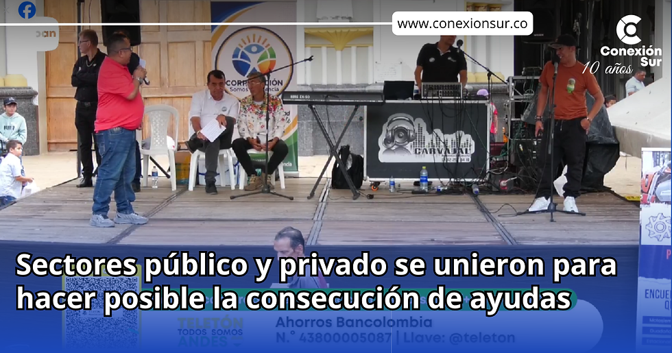 Teletón en Andes recaudó más de $100 millones para apoyar a damnificados por el sismo
