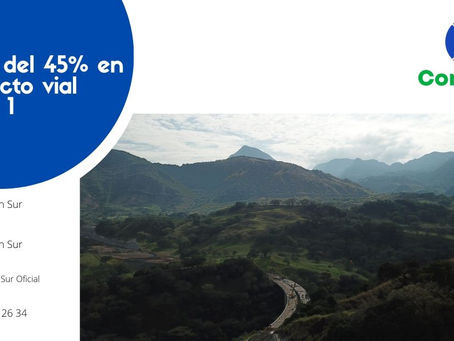 Concesionaria vial del Pacífico informó que avance es superior al estipulado