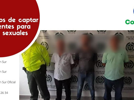 Capturan a presuntos proxenetas en Jardín