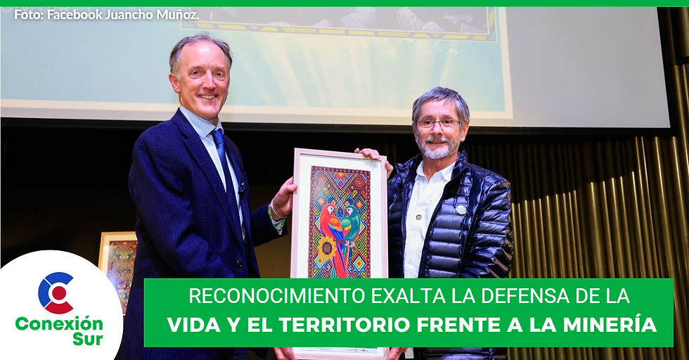 Mesa Ambiental de Jericó recibió el Premio Nacional de Derechos Humanos en Colombia 2025
