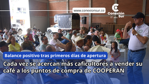 Cooperativa de Caficultores de Andes reporta éxito en primeras compras y avances en su proceso de reactivación