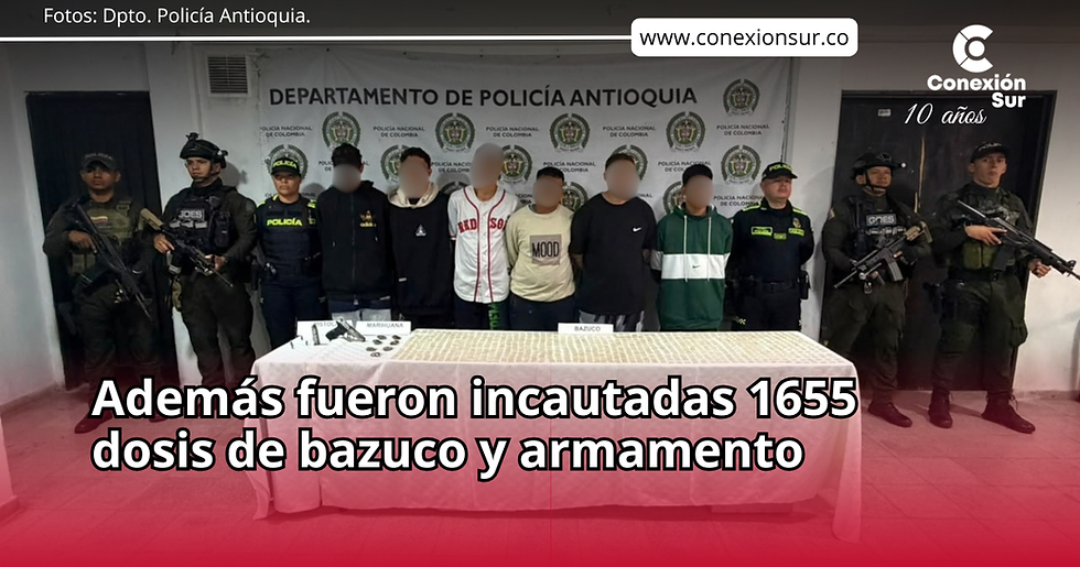 Seis personas fueron capturadas durante operativo contra grupo delincuencial en Ciudad Bolívar
