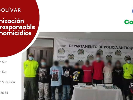 Policía capturó a ocho personas en Ciudad Bolívar