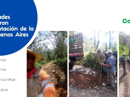 En Bajo Cañaveral decidieron actuar por cuenta propia e intervenir la vía