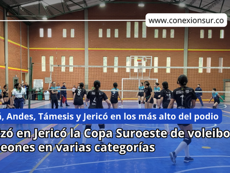 Finalizó en Jericó la Copa Suroeste de voleibol con campeones en varias categorías