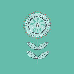 Ervin & Smith - 'Happy Day' Flower Illustration