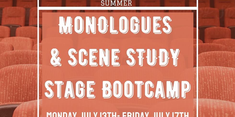 Monologues & Scene Study Boot Camp