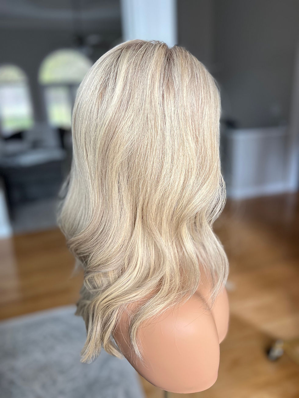 Thumbnail: Closed Lace Topper- Dimensional Blonde 8x8