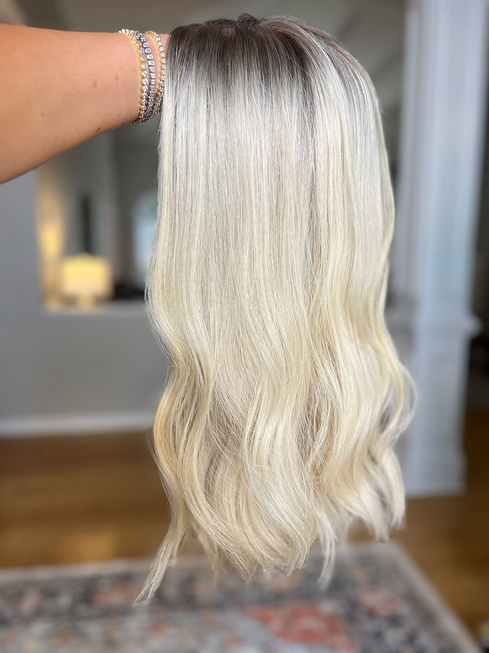 Thumbnail: Colette- 8x8 Silk Veil Topper