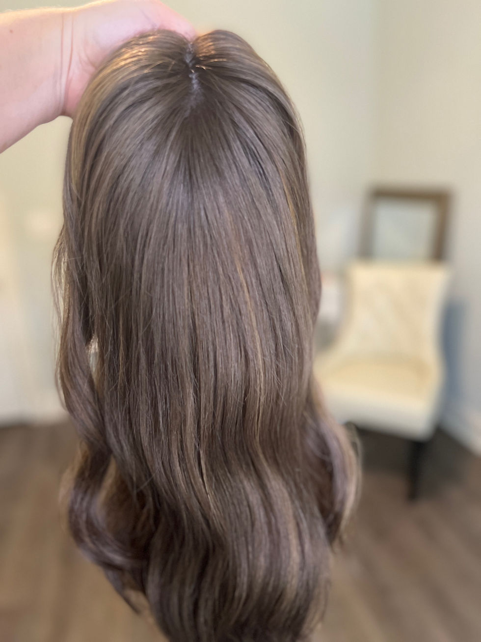 Thumbnail: T110022-10 - Ash brown with highlights Silk Topper