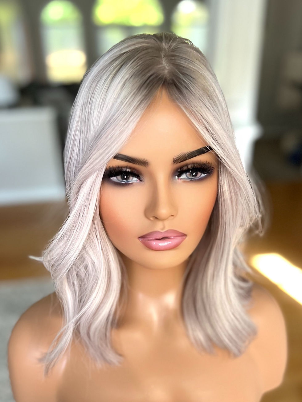 Thumbnail: Silver Blonde - Silk Topper or Closed Lace Topper