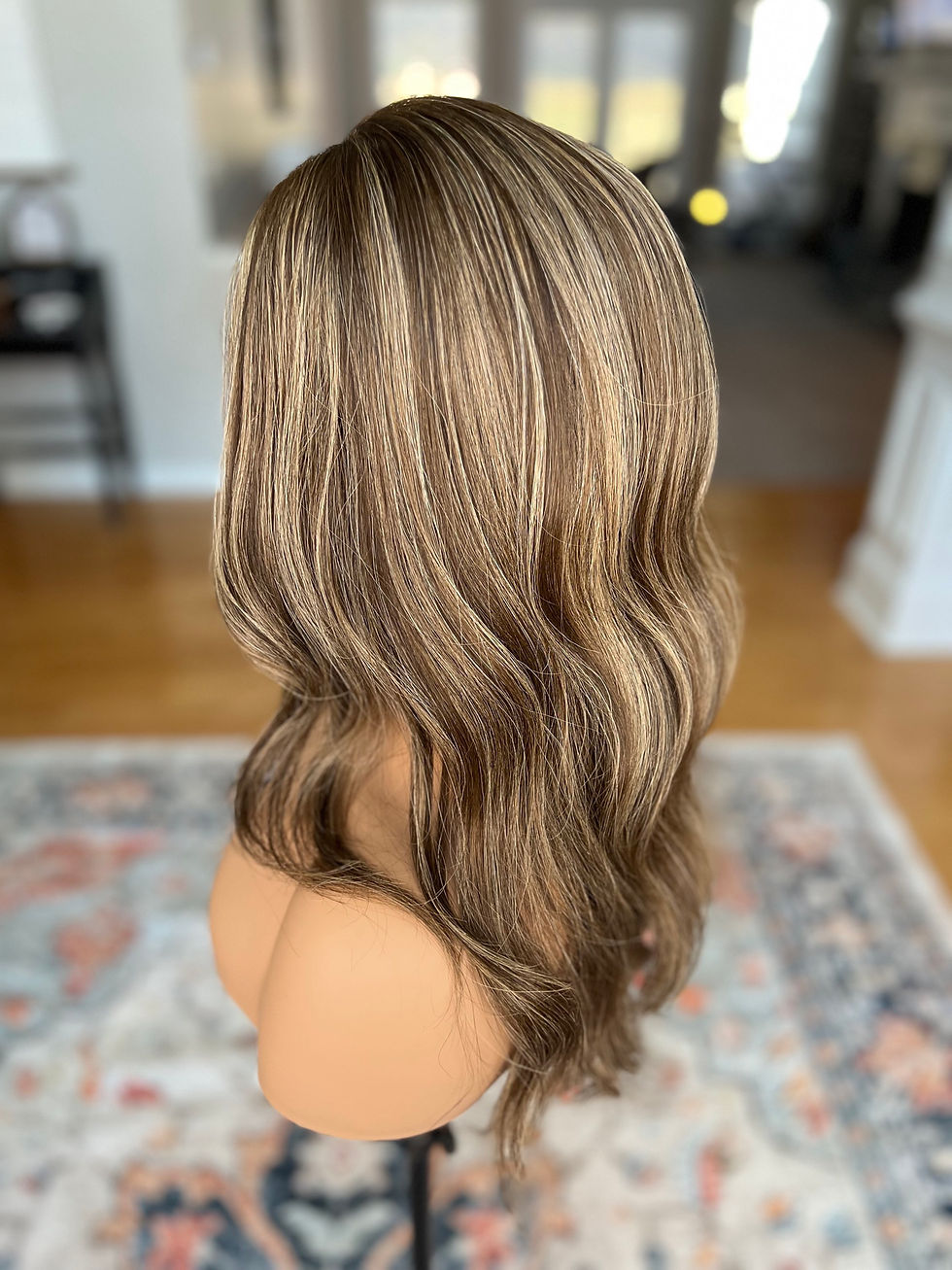 Thumbnail: Dimensional Caramel Brown- 8x8 Silk Topper
