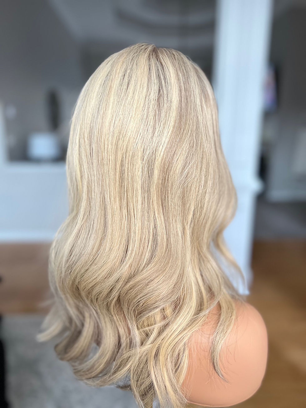 Thumbnail: Closed Lace Topper- Dimensional Blonde 8x8